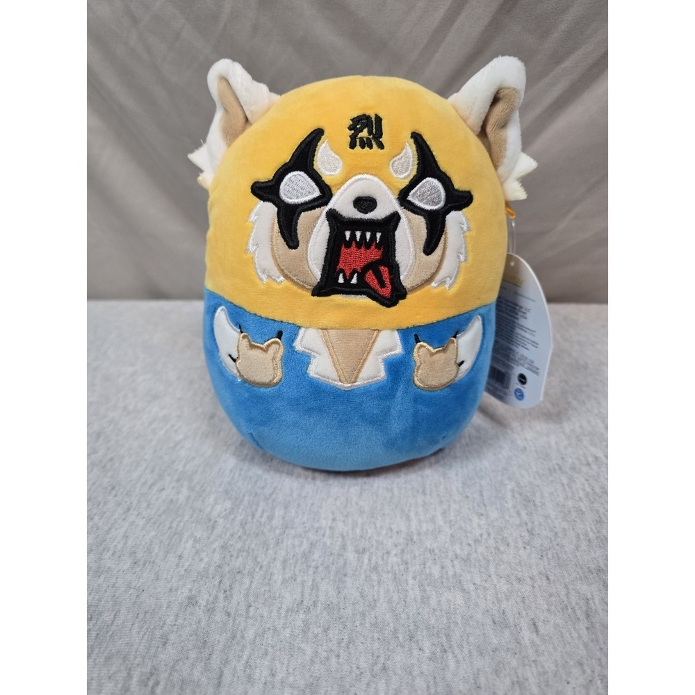 Squishmallow 7" Sanrio Aggretsuko The Panda with Rage Face Expression Soft Plush